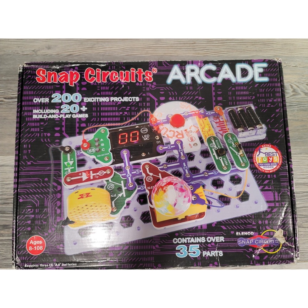 Snap Circuits Arcade Used Exciting projects